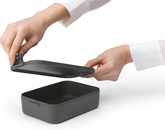 Boîte à lunch Brabantia Make & Take - Medium - Plastique - Gris foncé