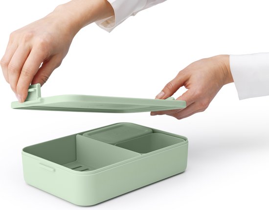 Brabantia Make & Take Bento Lunchbox - Grand - Plastique - Vert jade