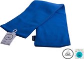 P&T Kinder Sjaal - Micro Fleece - Bic Blauw - 140 x 16 cm