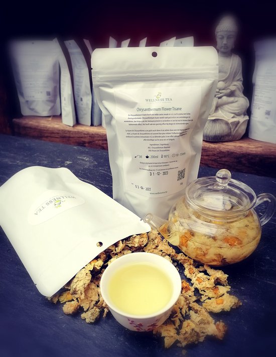 Wellness Tea Chrysanthemum Bloementhee Ogenthee Chrysanten thee