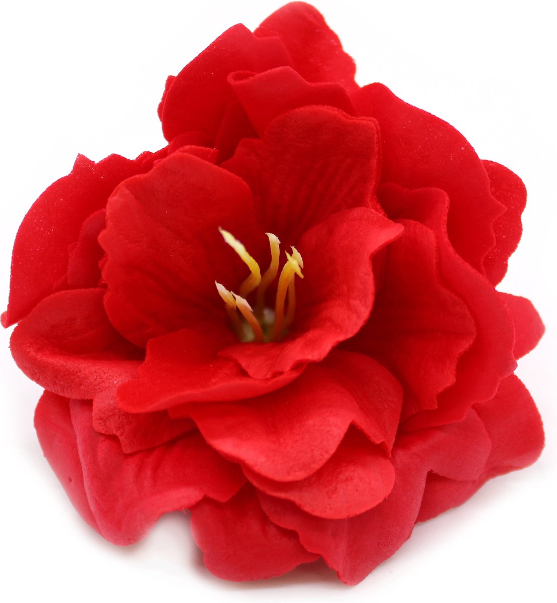 Zeep Bloemen - Medium Pioen Rood - 50 Stuks - 6cm - Zeepbloemen - Zeep Pioen Rood - Zeep Componenten
