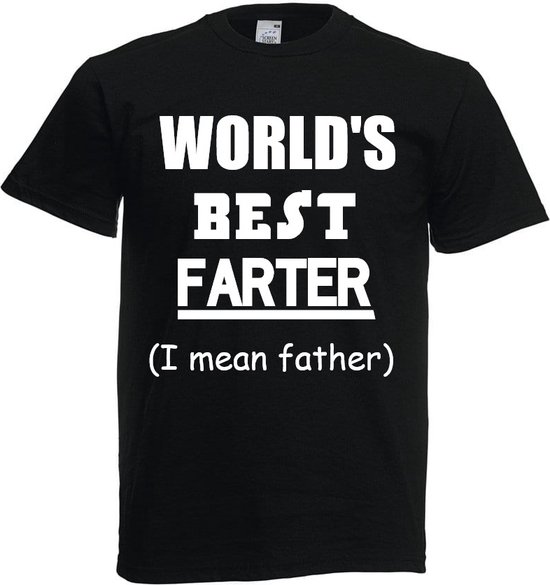 Best farter - best father - Grappig T-shirt - papa - vader - vaderdag - Maat 3XL