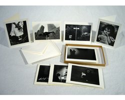 Omslag van W. Eugene Smith - Vintage dubbele kaarten - Zwart-wit - Set van 9 kaarten met eco-katoen enveloppen