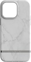 Richmond & Finch White Marble hoesje voor iPhone 14 Pro Max - Wit