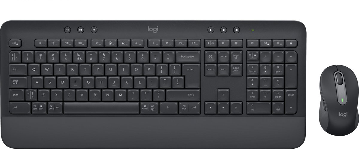 Logitech Signature MK650 Combo For Business toetsenbord Inclusief muis RF-draadloos + Bluetooth QWERTY US International Grafiet