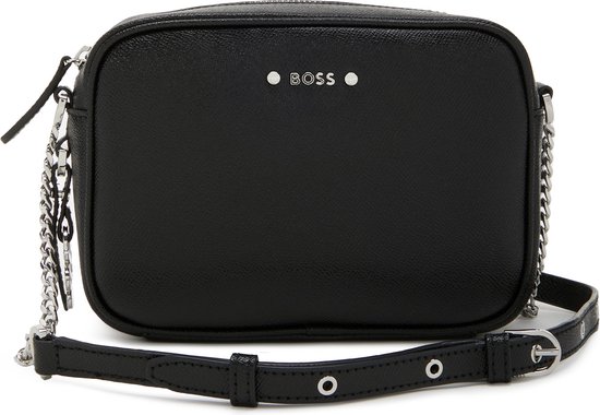 Hugo Boss BOSS Dames Crossbody tas Leer - Zwart | bol.com