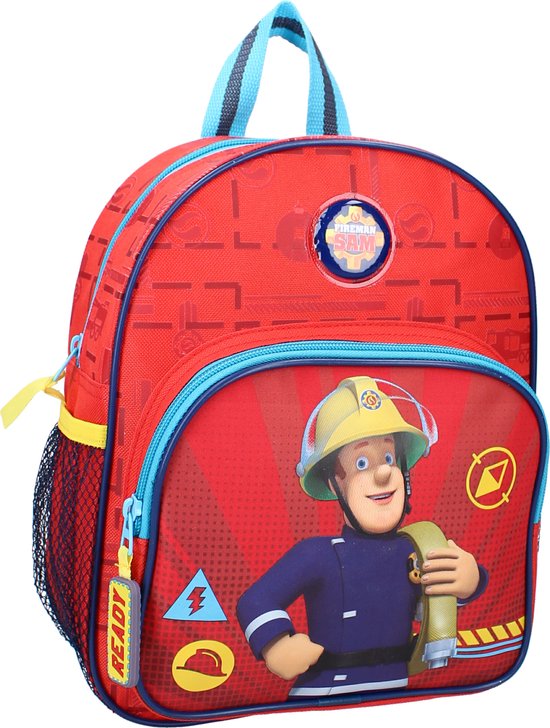 Brandweerman Sam Unstoppable Hero Rugzak - Blauw - Rood