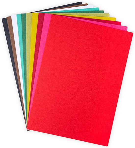 Surfacez, fogli di cartoncino A4, 60 pezzi (10 colori neutri