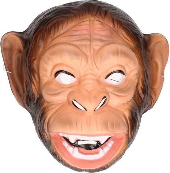 Pluche beige en wit kat masker voor volwassenen Pluche beige en wit kat masker voor volwassenen