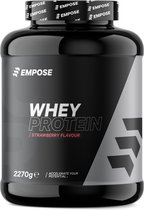 Empose Nutrition Whey Protein - Proteine Poeder - Eiwitpoeder - Aarbei - 2270 gram - 76 doseringen
