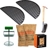 Pack Essentials - Accessoires de vêtements pour bébé - Monolith Classic - Starter Pack Barbecue - Grille - Brosse - Charbon de bois - Allume-feu