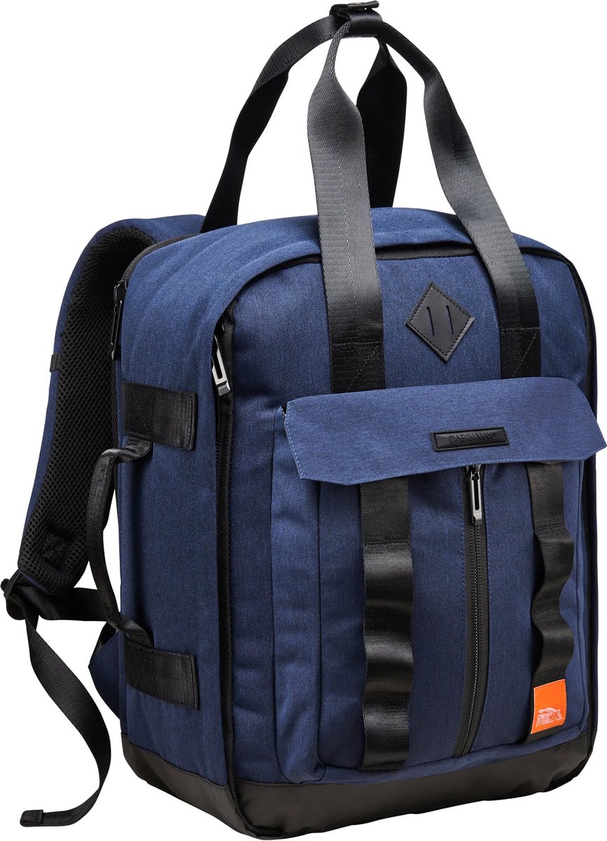 CabinMax Memphis Reistas– Handbagage 24L - Rugzak – Backpack - 40x30x20cm – Lichtgewicht - Blauw