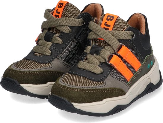 Bunnies JR Garçons Baskets pour femmes Montantes Garcon - Vert - Cuir - Lacets