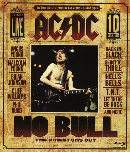 Cover van de film 'Ac/Dc - No Bull'