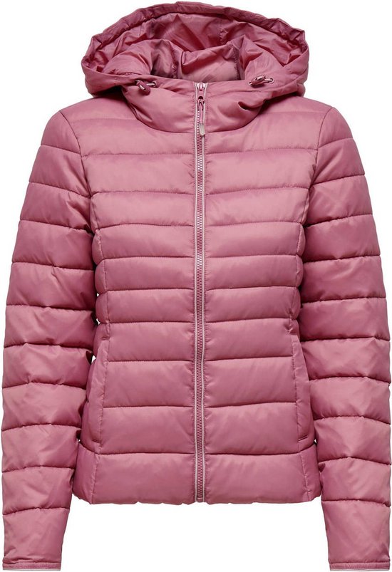 ONPTAHOE HOOD JACKET OTW - VESTE À CAPUCHE - DOUBLÉE - FEMME - HEATHER ROSE - TAILLE M -