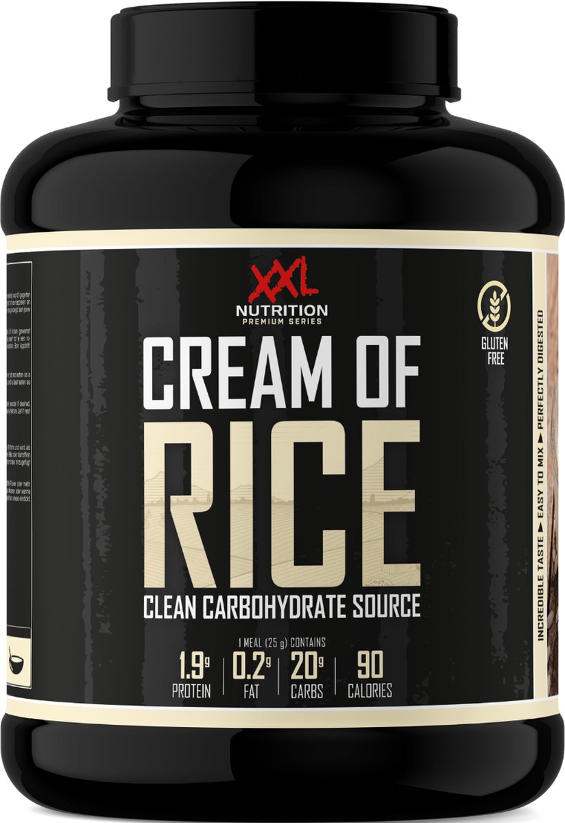 Goedkoopste XXL Nutrition - Cream Of Rice - Gezonde Rijstepap - Fijngemalen Rijstmeel Koolhydraten Supplement - Vanille - 2000 Gram