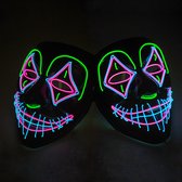 Halloween- LED Glowing- Masker
