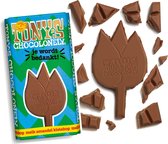 Tony Chocolonely Melk Amandel Kletskop Chocoladereep - Je wordt Bedankt! - Chocolade Cadeau Kantoor - Geschenk - Belgische Fairtrade Chocolade - 1 x 180 gram