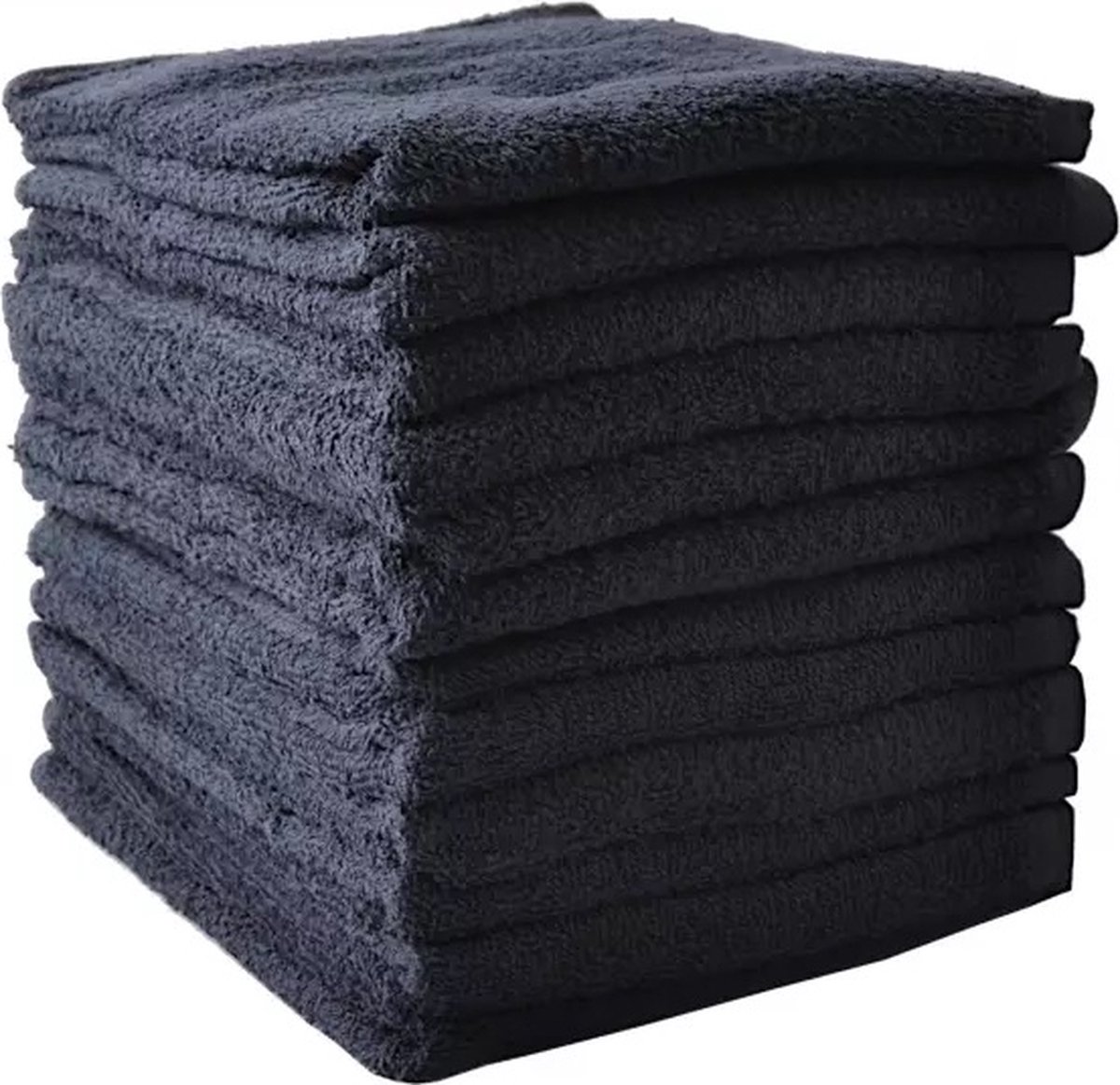 Katoenen Handdoeken 50X80Cm Zwart 12 stuks Sibel Invincible