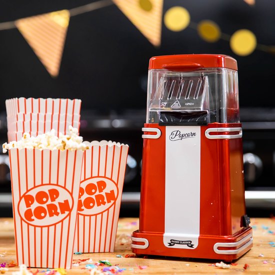 Retro Popcorn Maker voor gezondere snack