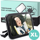 Autospiegel Baby Verstelbaar - Achterbank Spiegel Baby - Achteruitkijkspiegel XL - Baby Spiegel Auto