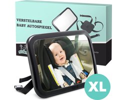 Baby Autospiegel met Autosticker - Verstelbaar – Flouer