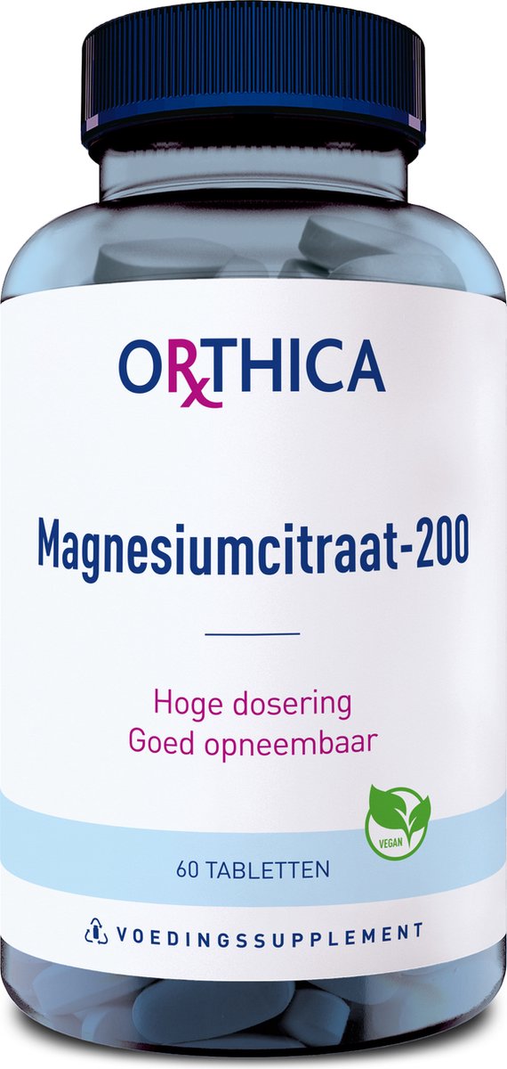 Goedkoopste Orthica Magnesiumcitraat-200 - goed opneembaar - 60 tabletten