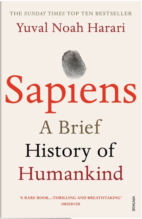 Sapiens : A Brief History of Humankind by Yuval Noah Harari - cover