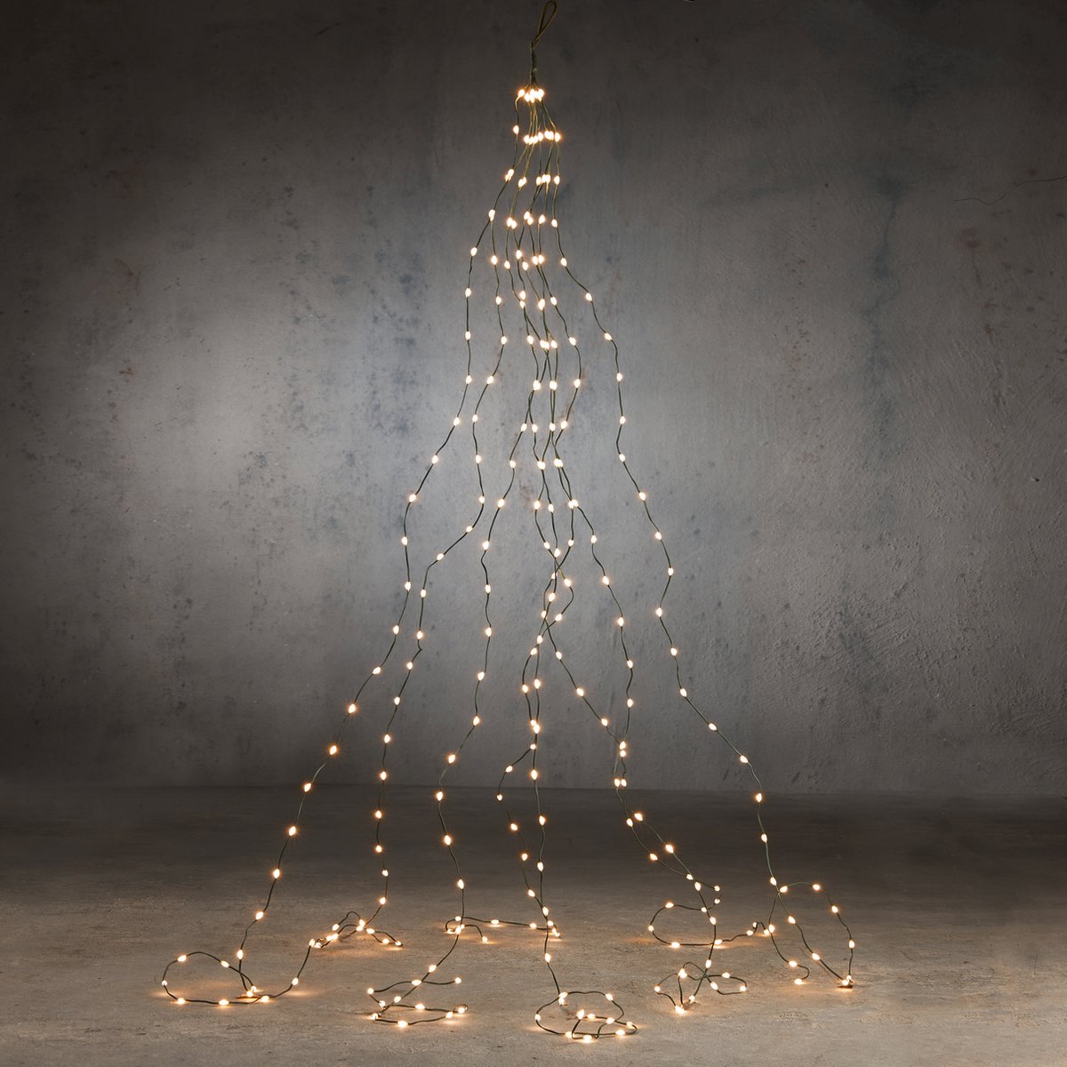 Luca Lighting Lichtmantel Kerstboomverlichting met 480 LED Lampjes - L200 cm - Warm Wit