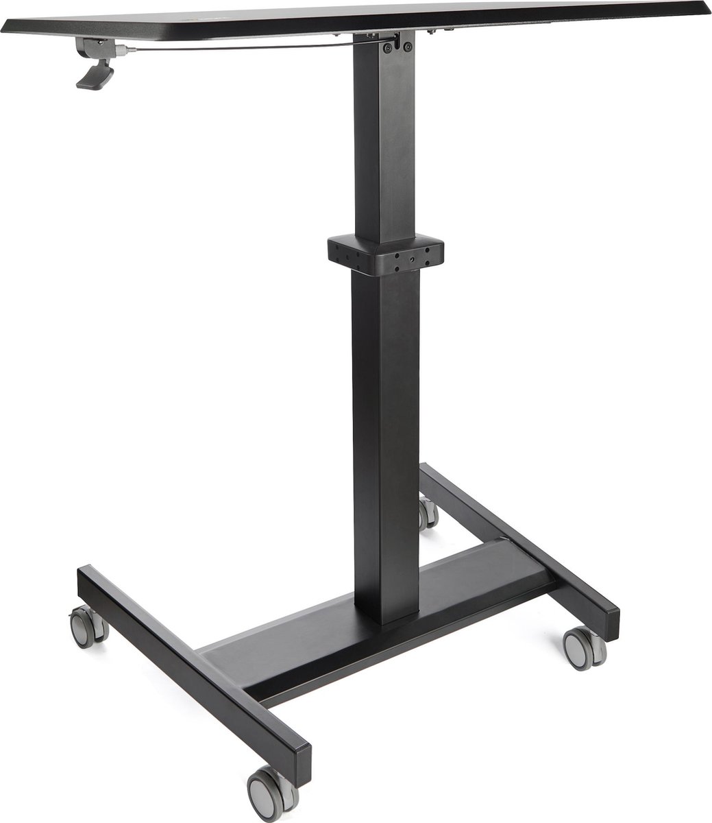 StarTech.com Mobiel Bureau Ergonomisch Zit-Sta Computermeubel op Wielen ...