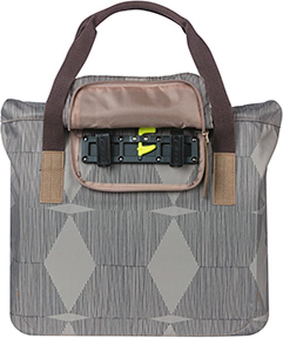 Basil Elegance Bicycle Shopper - Sacoche simple - 20-26 litres - Château Taupe