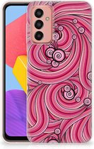 Back Case TPU Siliconen Hoesje Samsung Galaxy M13 | M23 Smartphone hoesje Swirl Pink