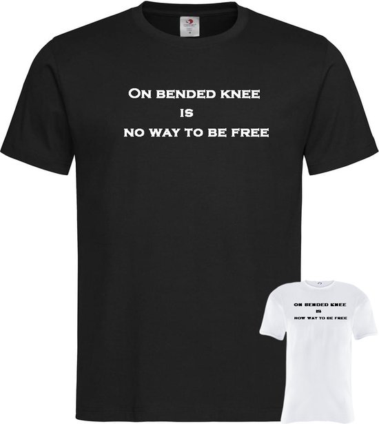 Tshirt - On Bended Knee - Peter R de Vries - Zwart 3XL - Tshirt met tekst - Unisex