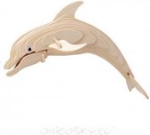 Bouwpakket Dolfijn- hout