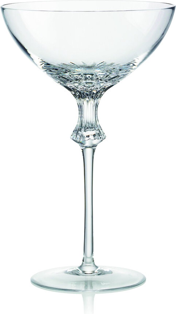 ROGASKA 1665 - Omega Champagneglazen - set van 2 - kristal