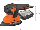 Bol.com Black & Decker 55W Mouse™. klittenband voor papierbevestiging. Stofopvangsysteem aanbieding