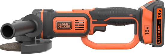 BLACK & DECKER BCG720M1-QW 18V 4.0Ah Cordless angle grinder with