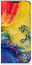 Stand Case Geschikt voor Samsung Galaxy Xcover 6 Pro Smart Cover Watercolor Dark