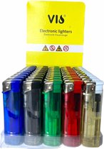 Klik aanstekers 50 in tray navulbaar- Unilite aansteker  deal lighters