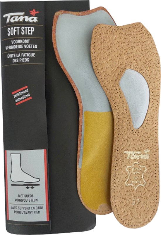 Tana Soft Step - Semelle avant-pied - Semelle intérieure avec support avant-pied - Soutient le milieu du pied et l'avant-pied - Taille 37