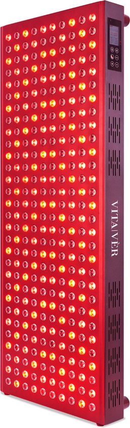 VITAVÈR® LED infrarood lamp - Y-Elite - Lichttherapie lamp - Rood lichttherapie - Zwart