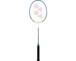 Foto: Yonex muscle power 5 badmintonracket wit blauw power