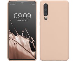 kwmobile telefoonhoesje geschikt voor Huawei P30 - Hoesje voor smartphone - Back cover in kokosmelk