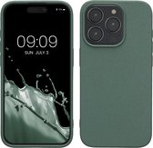 kalibri hoesje geschikt voor Apple iPhone 15 Pro - backcover voor smartphone - dennengroen