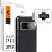 Spigen GlasTR EZ Fit Optik Pro - Camera Lens Protector Geschikt voor Google Pixel 8 Pro - met Installatieframe - Duo Pack - Transparant
