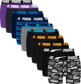 PUMA everyday 10P boxers logo & stripe mix multi - L