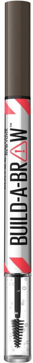 Maybelline - Build-A-Brow Wenkbrauwpotlood en Gel 262 Black Brown - 3 x 1 stuk - Voordeelverpakking