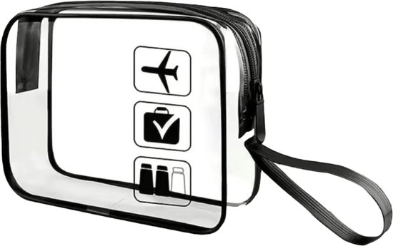Sac de voyage RV – Trousse de Toilettes et de maquillage transparente – Pochette de voyage portable