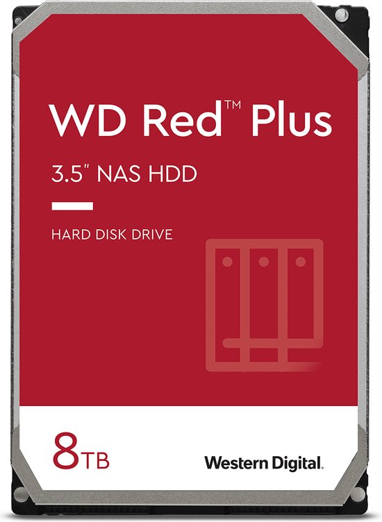 Foto: Western digital red plus 3 5 8 tb sata iii