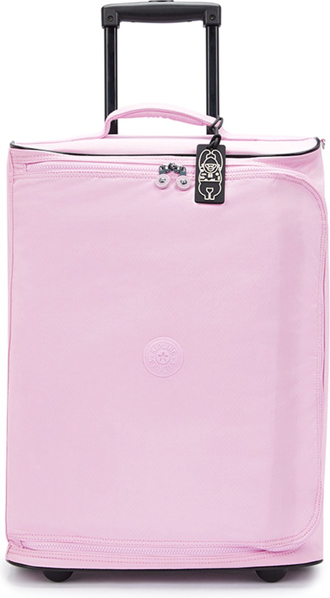 kipling Trolley Basic Teagan C Blooming Pink Roze 55cm